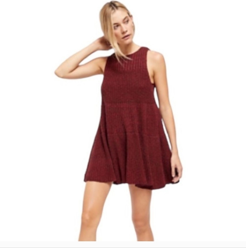 Free People Waterfall Ruffle Dress Sz XS MSRP $168 NWT Free People Waterfall - Picture 3 of 11